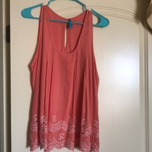 buttons L pleated swing top